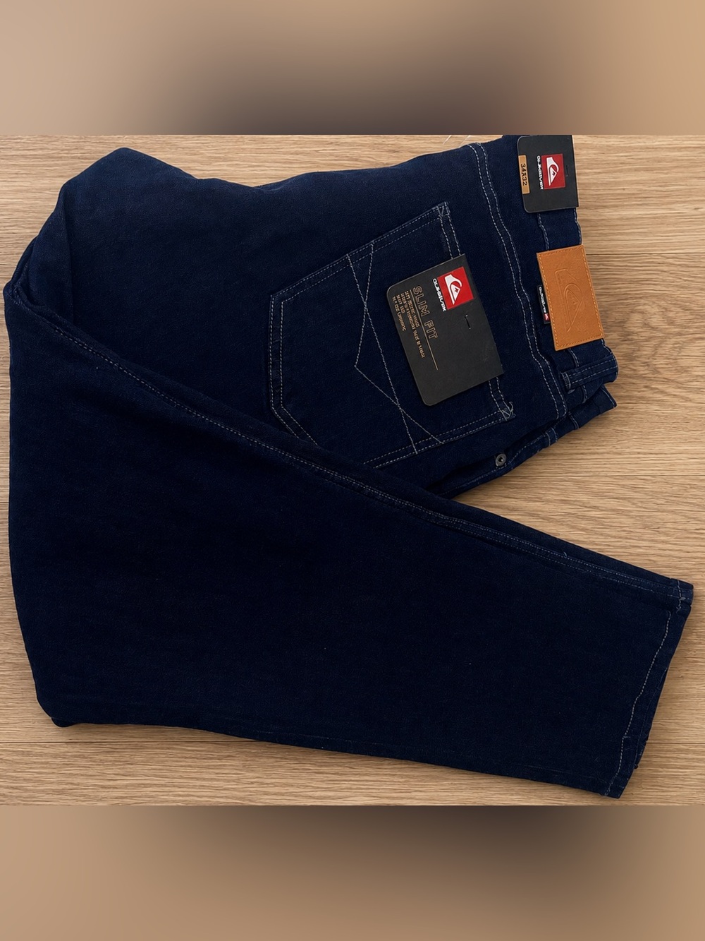 Quiksilver Men’s Slim Jeans in Deep Navy